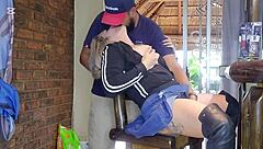 Hey, watch this hot blonde cheat and squirt all over in close-up