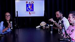 Naughty interview contrasts with Alice Vasconcelos in putaria-filled Porn Cast Brazil part 3 on Sheer Red