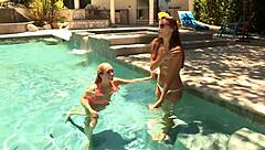 these hot xxx lesbian lovers dive into rough pussy licking and wet orgasm sex with kissing and muff diving