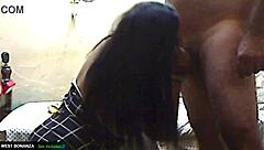 Hey, check out this amateur Latina milf giving a deepthroat blowjob before work with a hot cumshot in her mouth! 😏