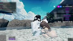 come join me in the outdoor hot spring for some steamy asian blowjob sex with a follower