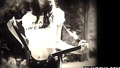 Adorable Horny Teen Model With Big Natural Tits Strips And Undresses In Softcore Solo For Playboy Pairing