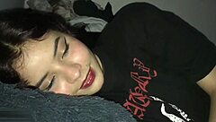 my stepsister invites me to her room and we end up fucking with creampie in homemade ride