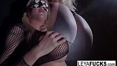 Whoa, this griddy interracial anal scene with a hot big titty blonde babe is intense! 🔥