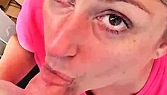 Hey, have you seen this cute couple going at it with deepthroat action in their homemade video? Oh wow!