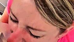 Hey, have you seen this cute couple going at it with deepthroat action in their homemade video? Oh wow!