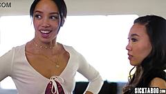 Hey, petite Asian teen Kimmy Kimm got her ass licked by horny lesbian Alexis Tae on SickTaboo.com! 🔥👅