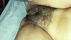 Licking very hot desi indian bhabhi hairy pussy in a steamy homemade session