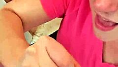 Hey, have you seen this cute couple going at it with deepthroat action in their homemade video? Oh wow!