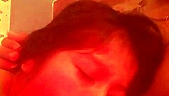 Estelita is giving a close-up blowjob to this thick cock in our homemade video