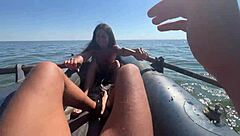 Hey, that was my first time trying it in the ass on a boat in public!