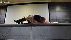 Pamela and Jesus give a lesson on female caresses and cunnilingus in ADR075