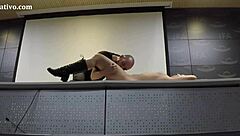 Pamela and Jesus give a lesson on female caresses and cunnilingus in ADR075