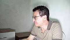 young teen licks balls and gags on big black cock while choking during deepthroat with teacher.