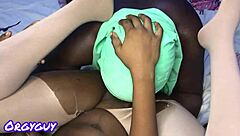 Look how my tiny 18+ pussy swallows that giant cock