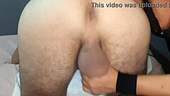 Hot Latina Housewife Rims Huge Cock with Pierced Nipples and Ball Licking Closeup