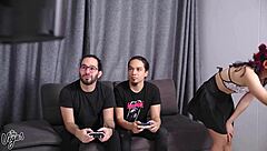 my friends girlfriend craved double penetration with big black cocks in her tight pussy and ass