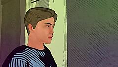 stepson spies stepmom's bathroom masturbation