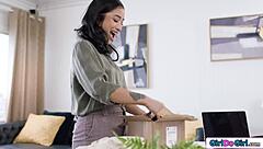 Lesbian Boss Strapon Surprise - How Does She Make It Work?