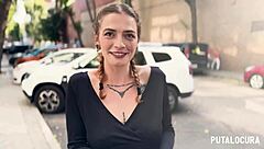 tattooed spanish malafalda caught bending over for dirty outdoor creampie