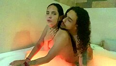 my girlfriend's best friend rides me hard in jacuzzi