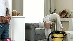 caught my gf no panties, fucked her sillyyy