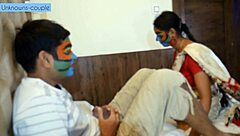 hot babysitter kavita seduces horny golu in lusty roleplay massage!