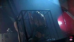 Stunning babe in stockings craves that deep blowjob satisfaction