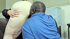 Horny Neighbor's Tongue Deep in My Wet Chubby Pussy for Endless Cunilingus