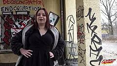 German Scout Picks Curvy Saggy Tits Emma Fox For Rough Berlin Casting Fuck!