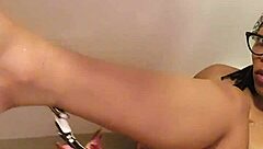 i love shaving my ebony milf pussy smooth then soaking in the bath