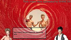 wanna see this shaved blonde with small tits suck cock deep?