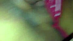 ebony takes big black cock with lots of pussy farting action