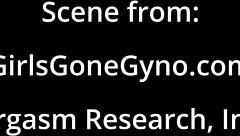 Nurse Channy Crossfire forces hitachi vibrator orgasms on patient guinea pig!