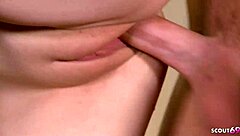 petite blonde penny pax tricked by classmate's big dick alone home