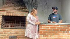 boss lady lures builder alone in toilet for wild vagina fuck session