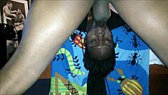 wanna see this black gal gagging on cock in homemade face fuck?