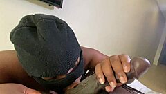 chubby ebony luvs suckin roommate's bbc sooo long cuz she craves dat anal creampie now