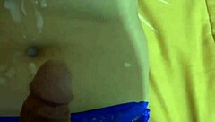 i love getting drenched in cum with huge loads on my ass and tits