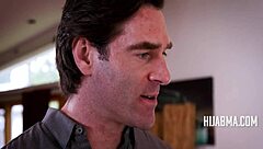 hijab wife drops knees for desperate cash blowjob