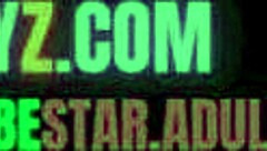 Gemma Smithy kneels bound for intense blowjob training session