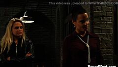 two betrayed teen lesbians bound in prison femdom torment