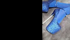 sexy laura's heels ready for that hard fuck 😈👠💦