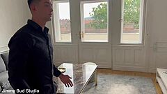 Choking Deepthroat on Monster Cock Makes Petite Lilly Blossom Scream Orgasms!