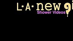 Cute teen model sighs this sensual bath feels amazing on my skin