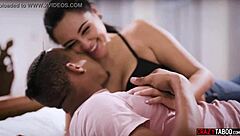 oh man i can't stop spying on this petite teen getting railed raw by huge black cock