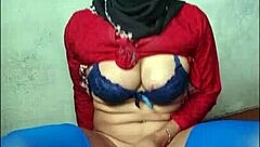 Black Hijab Shemale Jerks Her Cock And Pounds Anal With Dildo Crossdressing Solo Masturbation Cum Toys
