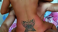 Brunette milf loni evans deepthroats then rides cock