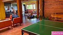 Truth Or Dare Ping Pong With Daddy Turns Into Rough Fuck!