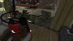 Devil prostitute takes massive black monster cock on sofa pounding her wet pussy until squirting wildly